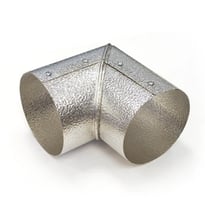 Stucco Aluminium - Pipe Insulation Cladding - 90 Degree Elbows