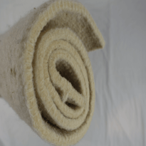 White Wool - Felt Carpet Underlay  - 11M x 1.37M x 10mm