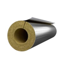 Rockwool Pipe Insulation -  Aluminium Foil Faced Pipe Lagging