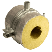 Rockwool Pipe Supports - With Clamps