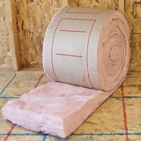 Wall Insulation On A Roll