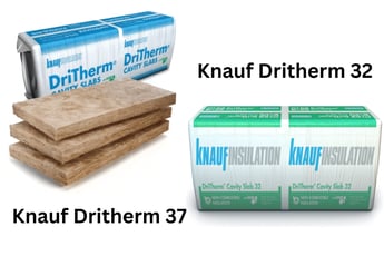 A Comparison between Knauf Dritherm 32 vs Dritherm 37 for Cavity