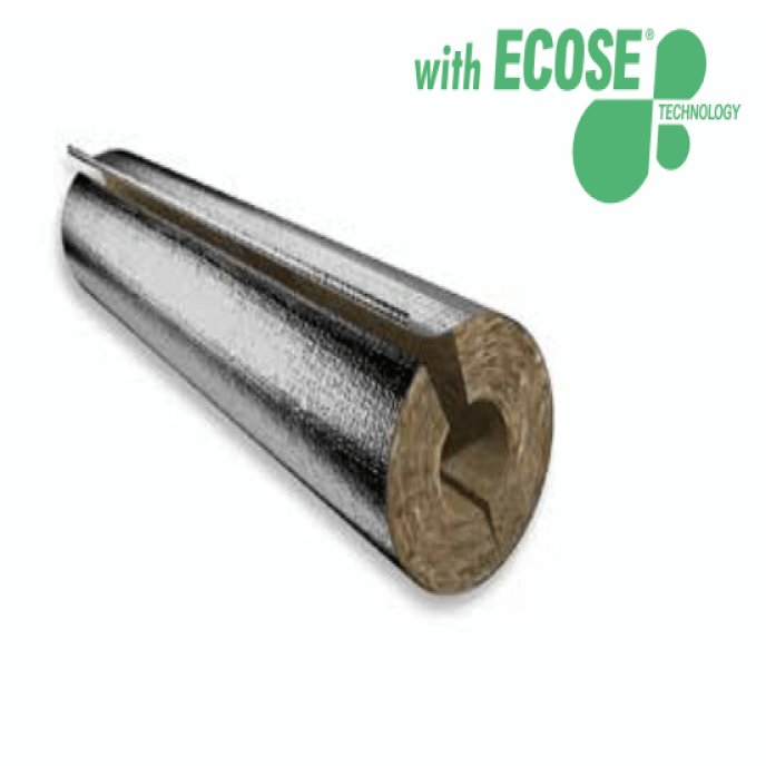 Knauf Pipe Insulation Thermo-Tek PS Eco Alu - Mineral Wool Pipe Lagging - Box Quantities