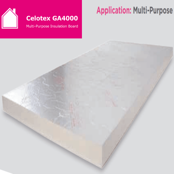 Celotex GA4000 - High-Performance PIR Insulation Board