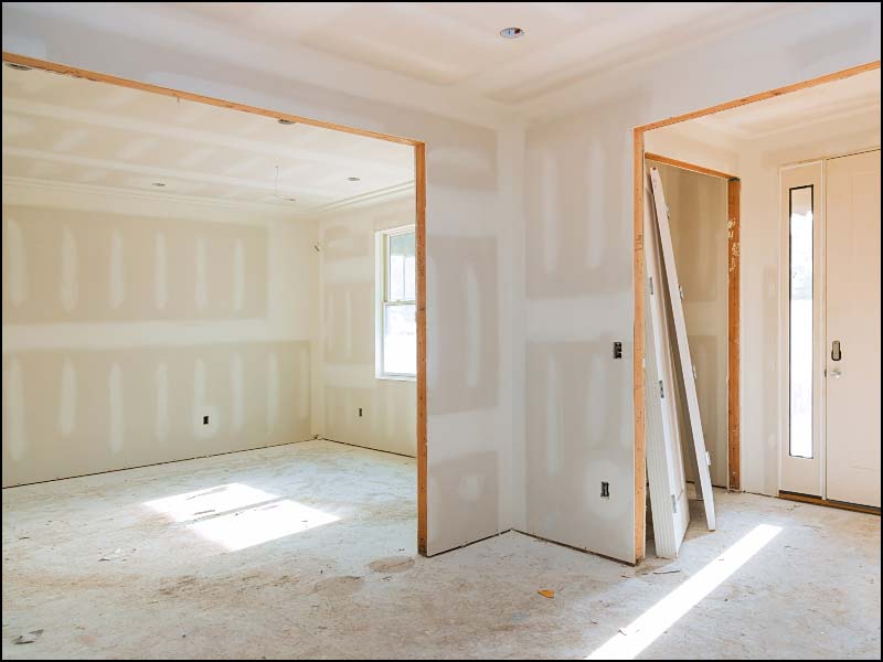 gaps in insulation boards