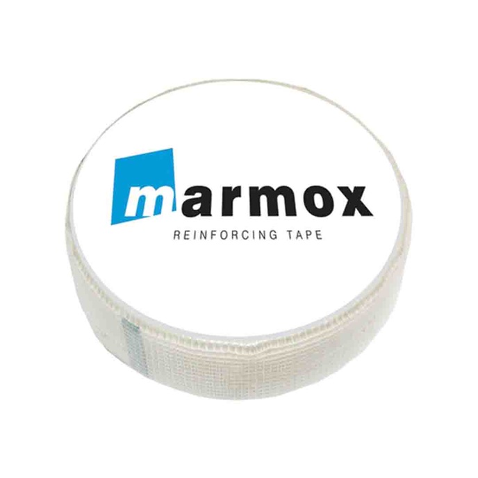 Marmox Self Adhesive Reinforcing Tapes - 50M Fibre Glass Mesh Tape