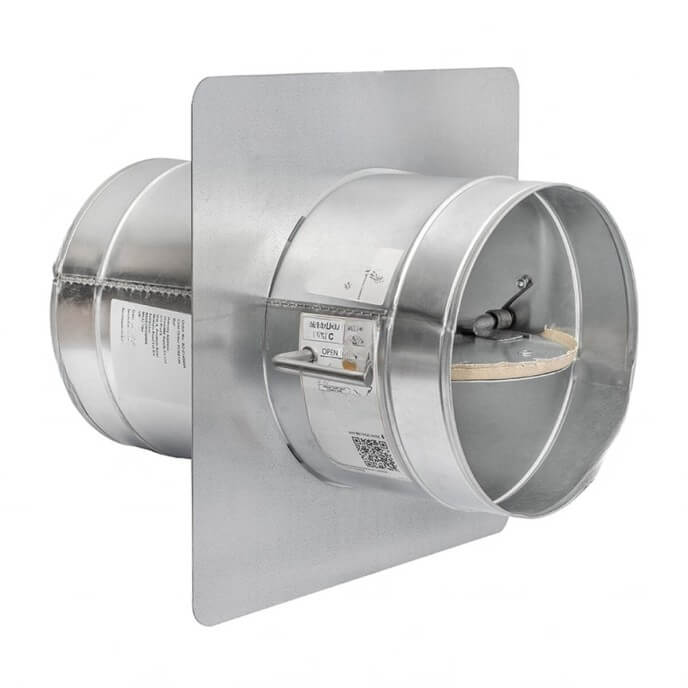 Circular Single Blade Fire Damper - For Ventilation Systems