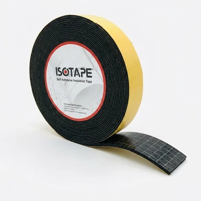 Nitrile Rubber Pipe Insulation Tape 15m x 50mm x 3mm  - Isopipe (Box of 10)
