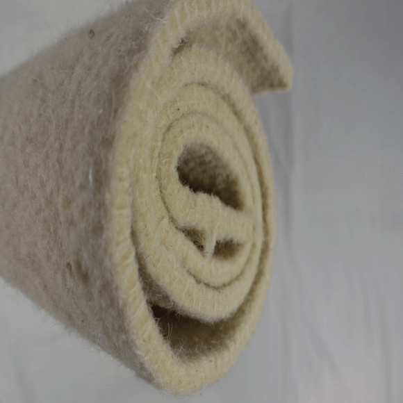 White Wool - Felt Carpet Underlay