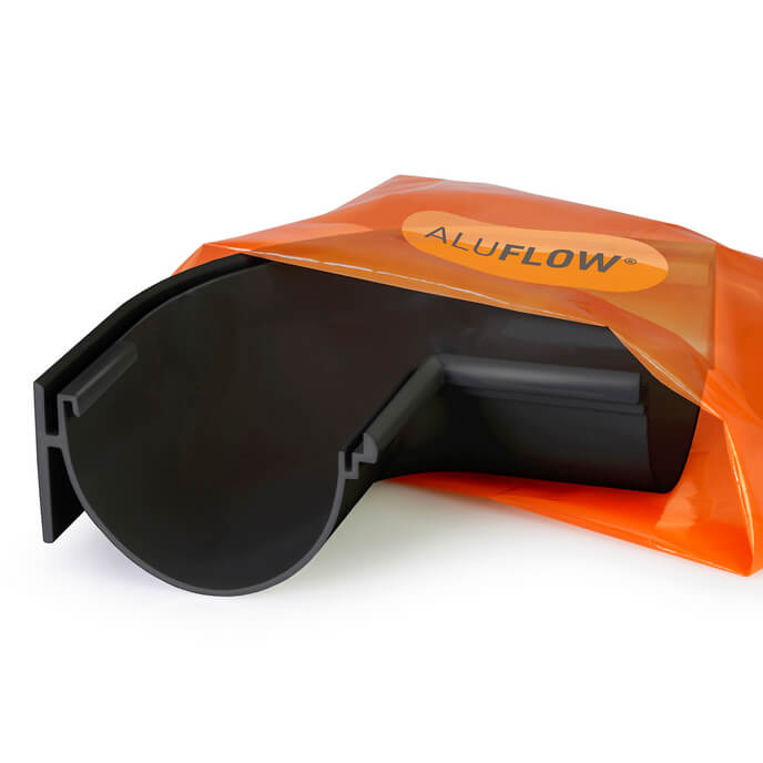 Aluflow Aluminium - Deep Flow - 90 Degree Gutter Angle 