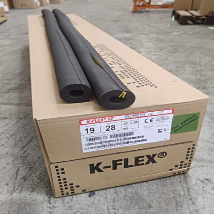 K-Flex Self-Seal Nitrile Rubber Pipe Insulation - Box Quantities - Armaflex Lagging Alternative
