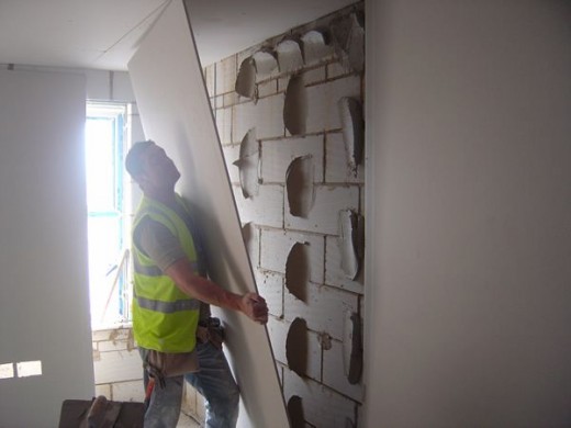 dot and dab plasterboard