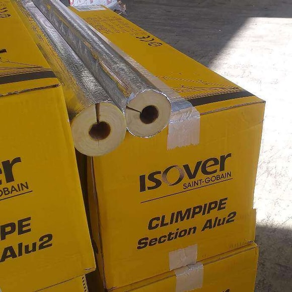 Isover Climpipe Fibreglass Pipe Insulation