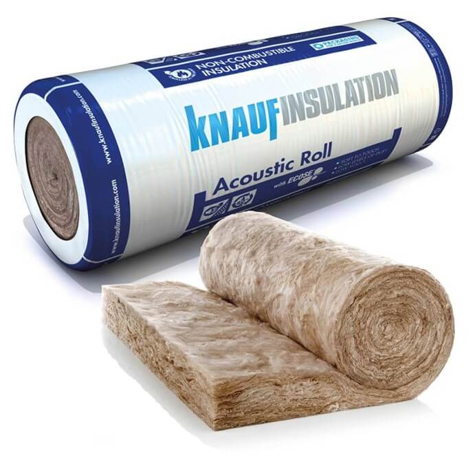 Knauf Earthwool - Glass Mineral Wool Acoustic Insulation Roll APR 