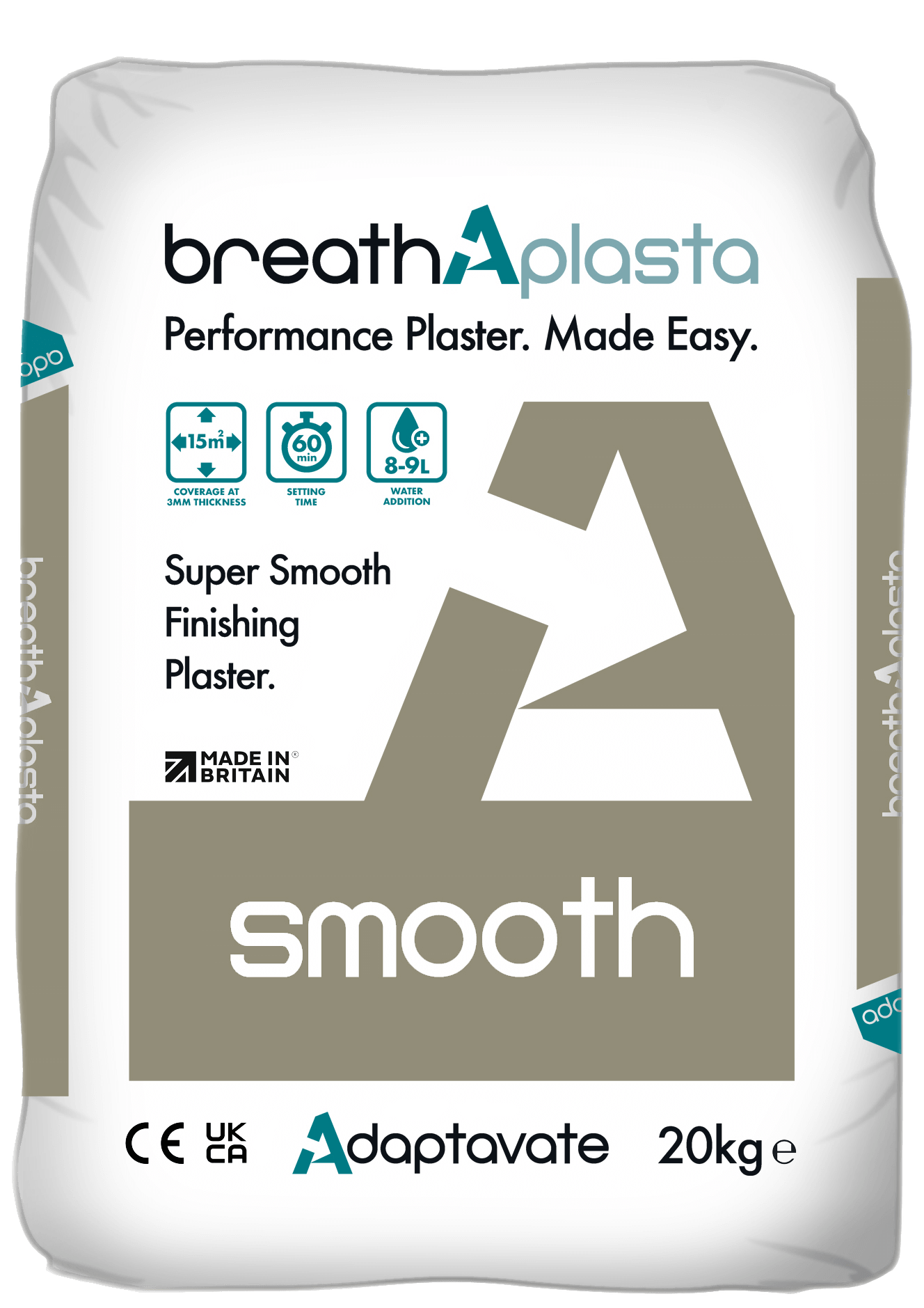 Breathaplasta Smooth-Finishing Plaster - 20Kg