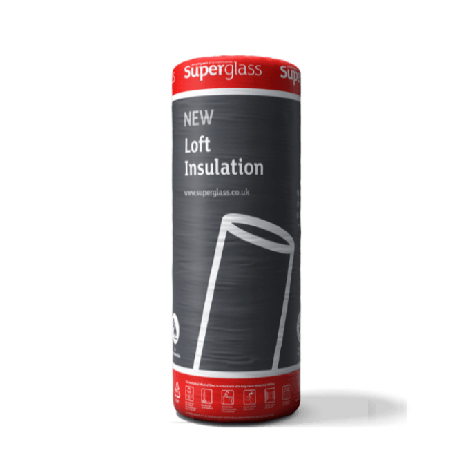 High Loft™ ECO-Thermal Building Construction Loft Insulation Roll - Itch Free & None Toxin - Sustainable & Eco Alternative To Glass Wool Insulation (8 Metre X W270 Mm X T110mm