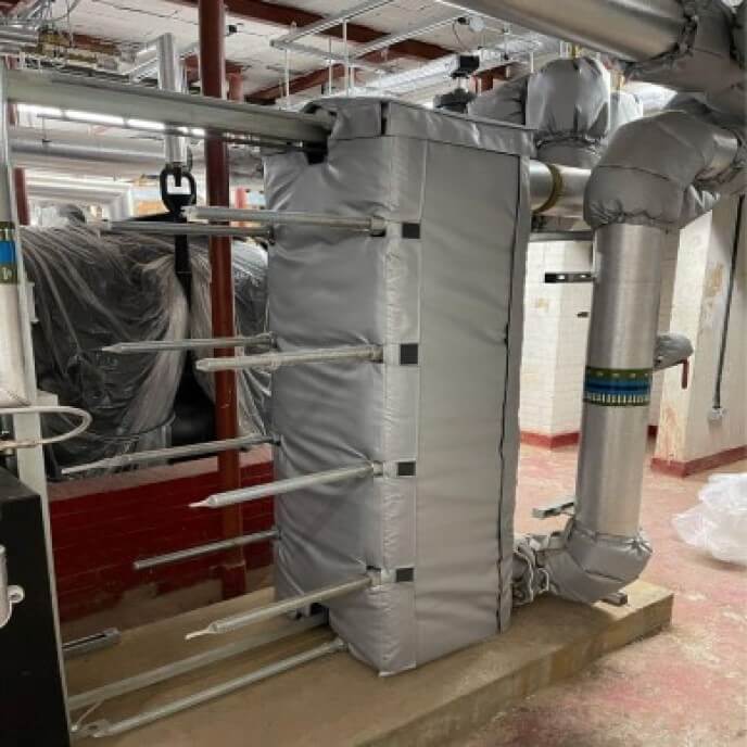 Plate Heat Exchanger Insulation Jacket Custom Jackets