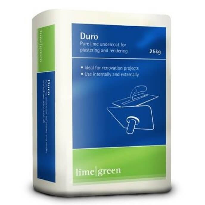 Lime Green Duro - Render And Plaster Undercoat - Pack of 2 - 50Kg (25 Kg / Bag)