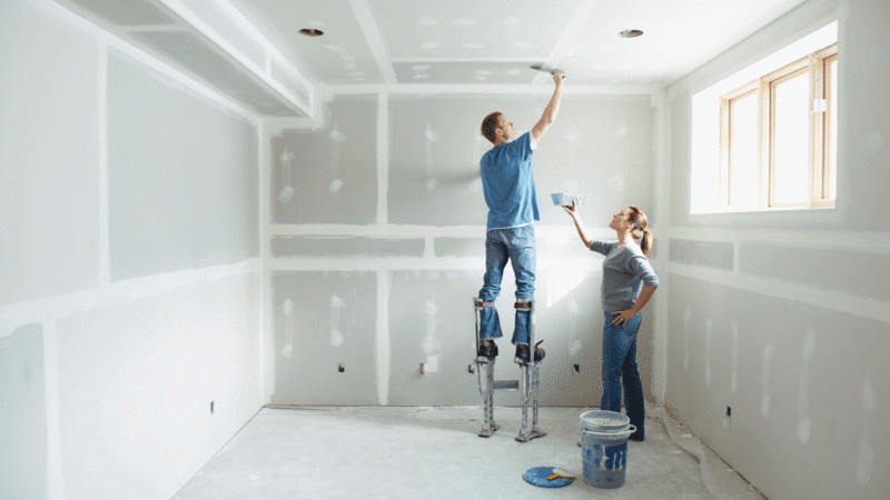dot and dab plasterboards