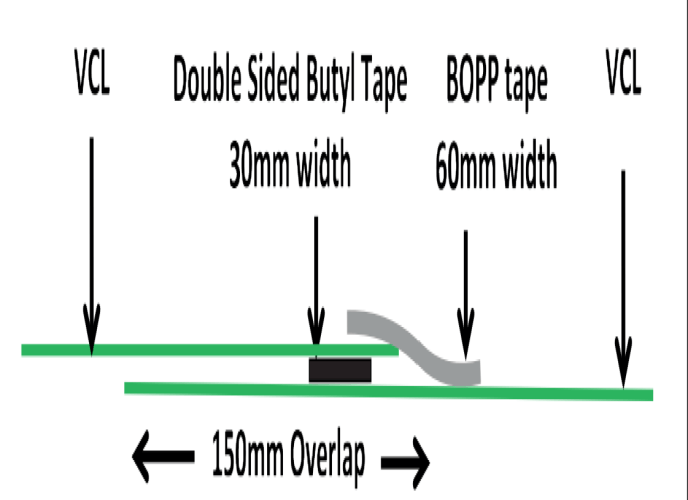 Novia Metallised BOPP Tape - 65mm x 50M
